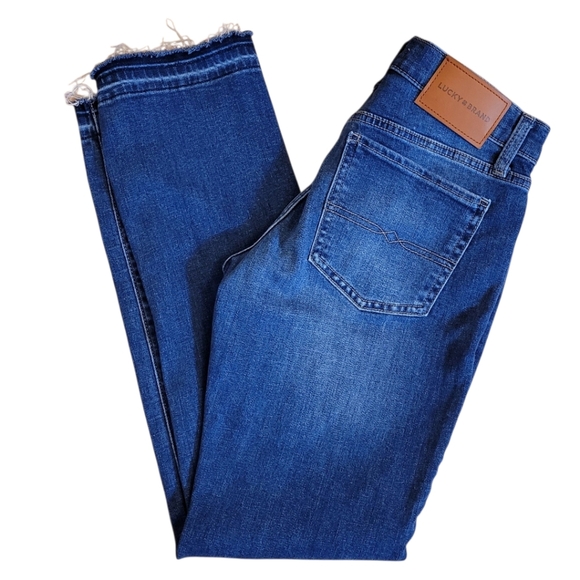 Lucky Brand Sweet Mid Rise Straight Denim Jeans Size 4 - Picture 1 of 4